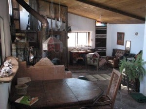 Inside off-grid home Solar Ark