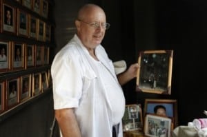 Wayne Dale Matthysse in the Memorial Room at Wat Opot, Cambodia Wayne Dale Matthysse in the Memorial Room at Wat Opot, Cambodia