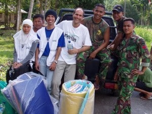 People Who Care: Dr. Cary Rasof People Who Care: Dr. Cary Rasof - with staff in Indonesia after tsunami