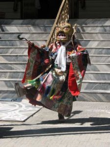 Chaams mask dancer in Ladakh
