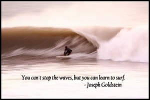 Keep your mind even 61 surfing quote