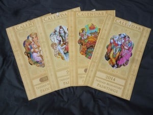 2014 Indian miniatures calendar