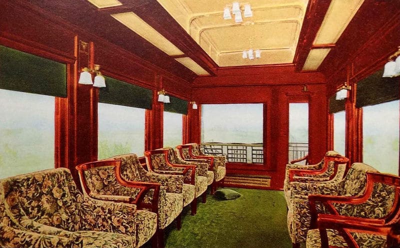 Overland limited observation car