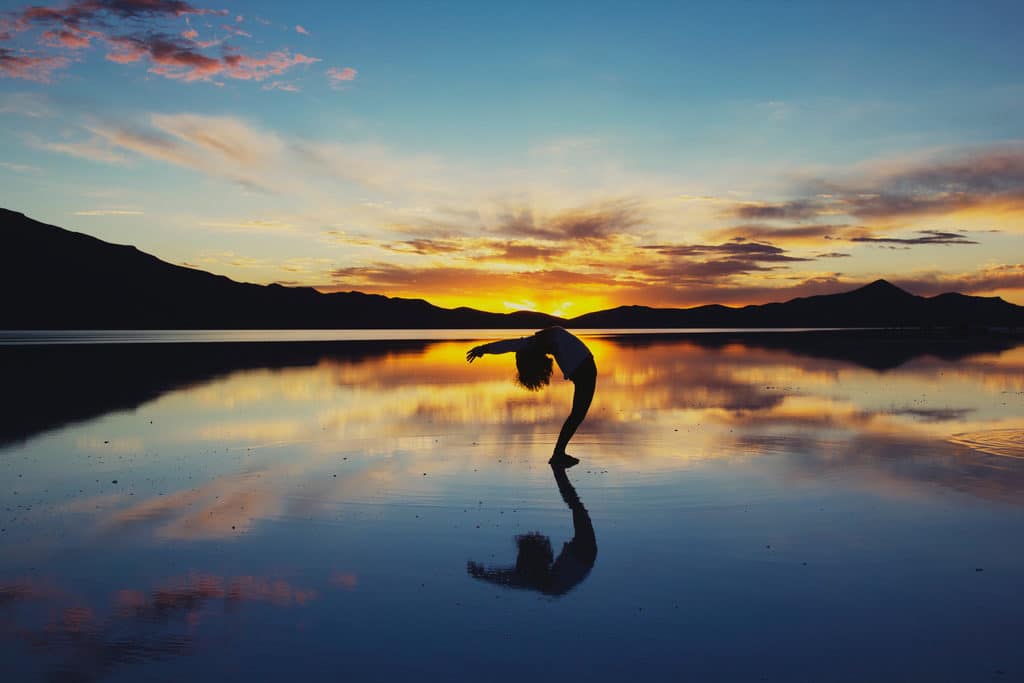 yoga on the beach