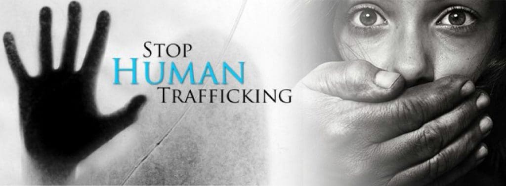 stop human trafficking sign