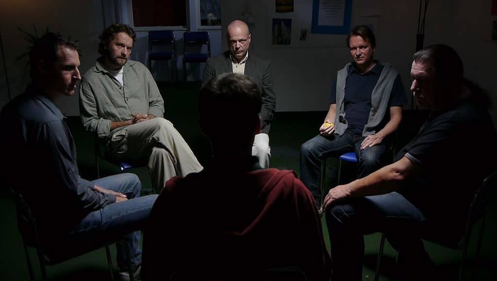men in therapy circle