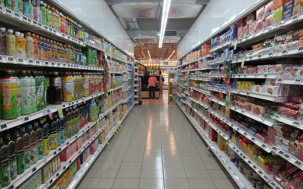 senior in a shop