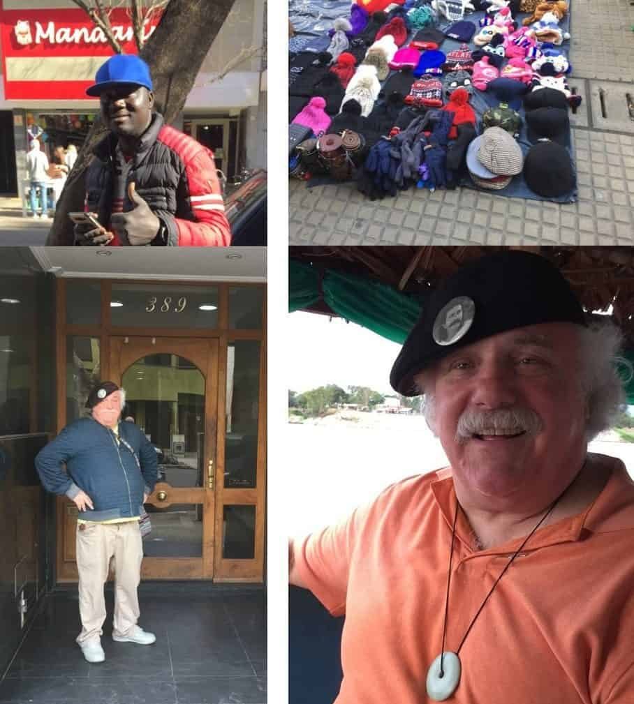 More scenes from the search for a black beret - La Plata
