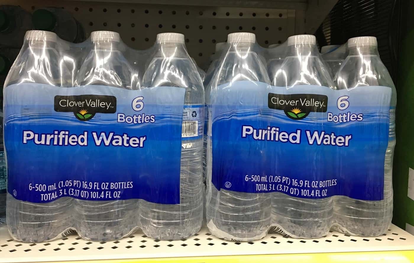 REAL FOOD VS. FAKE FOOD: Keep your pantry bare and your fridge stocked 14 Purified water in packages - Real food vs. fake food