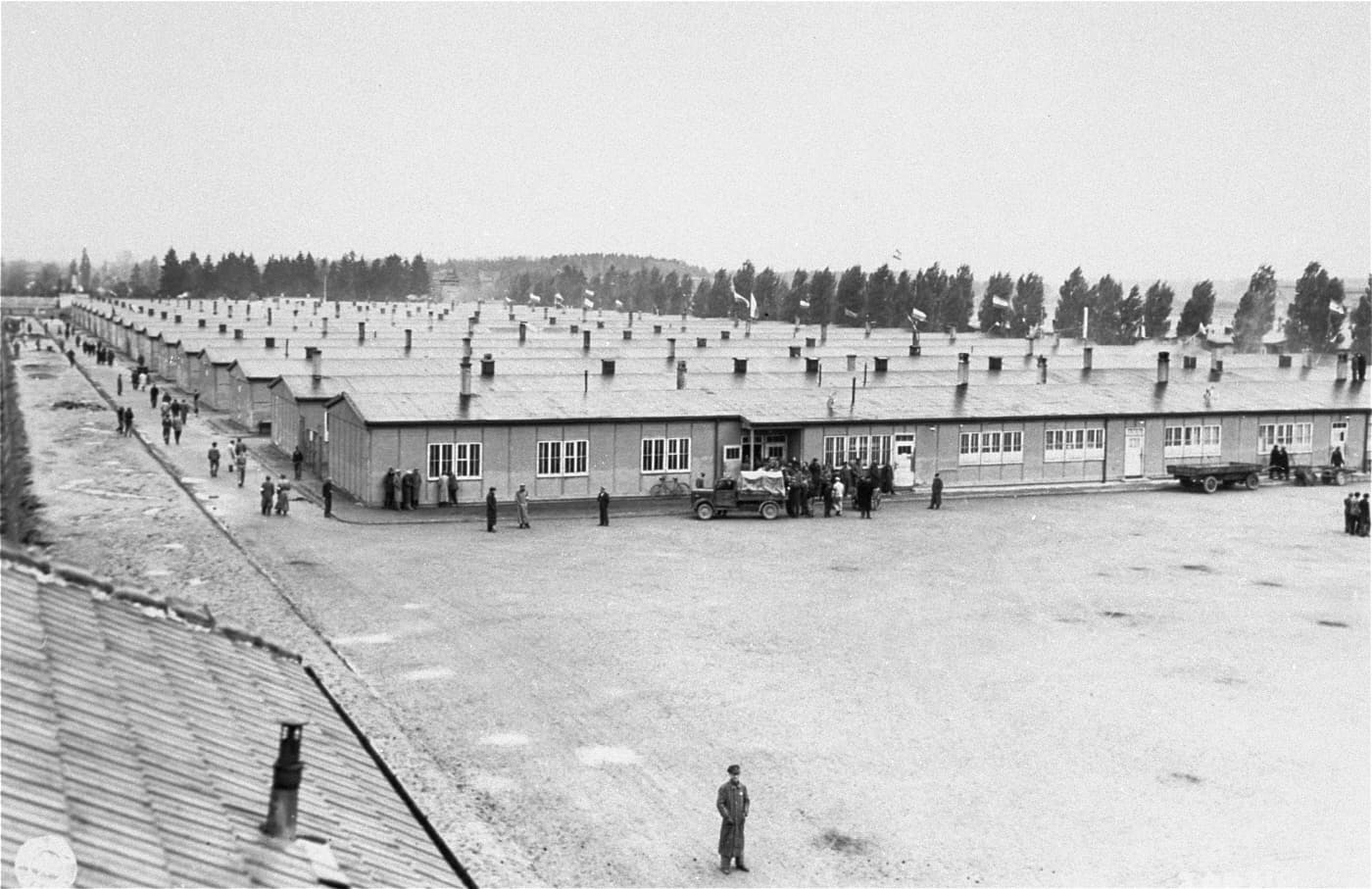Prisoner's barracks at Dachau concentration camp